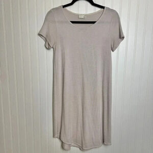 Wilfred Free Aritzia short sleeve knit tunic dress size small O40